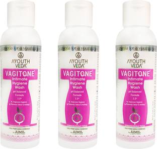 Ayouthveda Vagitone Intimate Hygiene Wash | Prevent Itching & Irritation (3 X 100ml) Intimate Wash