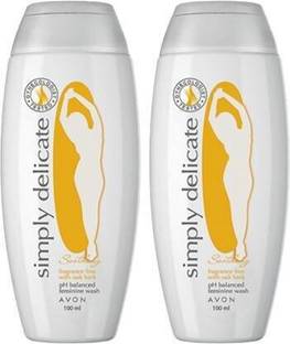 AVON Simply Delicate Soothing 100 ml x Pack of 2 Intimate Wash (200 ml, Pack of 2) Intimate Wash