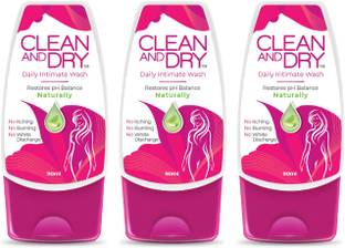 CLEAN AND DRY Prevents Itching & Burning|Restores Natural pH Balance Intimate Wash
