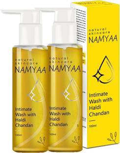 Namyaa Haldi Chandan Intimate Hygiene Wash Packof2|Goodness of Haldi|AntiBacterial Wash Intimate Wash