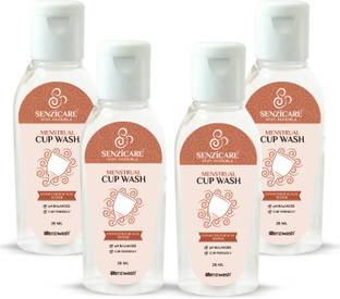 senziwash Menstrual Cup Wash for your Period Cup -25 ml(Pack of 4) Intimate Wash