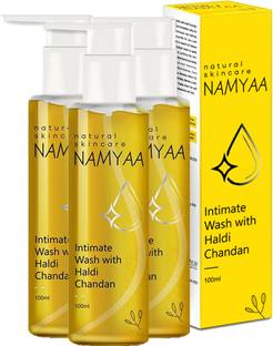 नामया Haldi Chandan Hygiene Wash | With Germ and Odour Protection | pH Balanced इंटिमेट वॉश