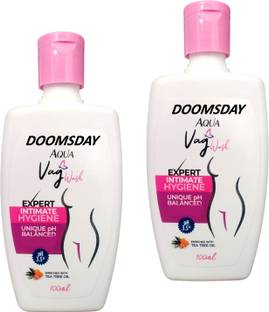 DOOMSDAY VAG WASH EXPERT INTIMATE HYGIENE TO BALANCED PH ENRICHED TEA TREE OIL PACK OF 2 Intimate Wash