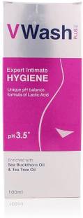 vwash Plus Expert Intimate Hygiene Liquid Wash 100ml Bottle Intimate Cream