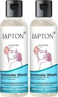 LAPTON Intimate Wash combo 100ML+ 100ML Natural All in One Balance PH, No side effects Intimate Wash