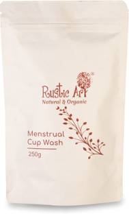 RUSTIC ART Menstrual Cup Wash Powder | For odors & Stain free menstural cup wash 250 g Intimate Wash