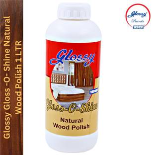 Glossy 1001 Gloss-O-Shine Natural Wood Polish| Water Resistant | Long Lasting Gloss| Oil Stain Wood Stain