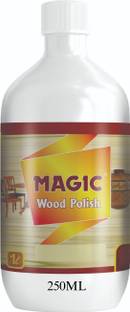 Magic Paints Wood Polish for Furniture| Cleaner| Gloss Finish |Wooden Polish | Wood Varnish Brown Wood Varnish