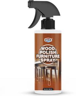 Zyax Wood Polish Furniture Spray, 3-in-1 Furniture Cleaner Shiner Conditioner Spray Brown Wood Varnish