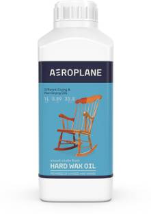 AEROPLANE Hard Wax Oil - Wax-Smooth Wood Finish - VOC Free & Non - Toxic, Matte Finish | Amber Wood Varnish