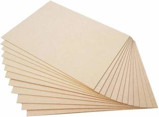 woodcraft Wood MDF Board Sheets, 2mm Thickness, Size 16X12 inch - Pack of 6 Ash Japanese Wood Veneer