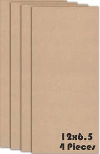 crystalsign 12x5.5 Rectangle DIY MDF Board-4pcs For Crafting Pine Wood Veneer