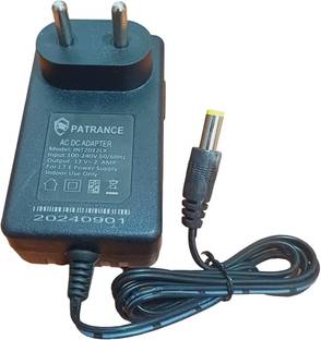 PATRANCE 12V 2Ams Power Adapter Mini Inverter led light, cctv DVR, ups battery, universal Worldwide Adaptor