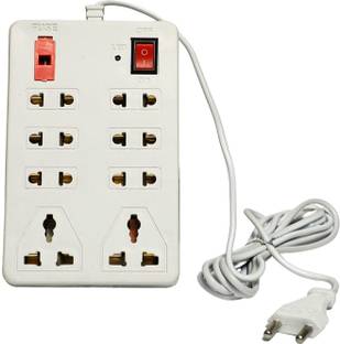 Ravbelli 8+1 Universal Multi Plug Point Extension Worldwide Adaptor