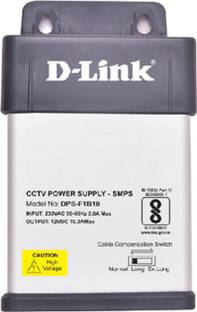 D-Link 8 chanal CCTV Single Output 10APower Supply DPS-F1B10 Worldwide Adaptor