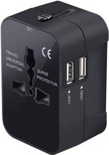 TUNIFI Universal Travel Adapter, International Plug Power Adapter with 2 USB Port Worldwide Adaptor