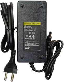 डिवाइनक्स्ट 12 Volt 5 Amp 60 Watt Power Supply Unit AC to DC SMPS Power Adaptor Charger 12V 5A 60 W अडैप्टर