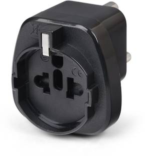 OREI European (Schuko) to India Plug Adapter, Type E/F, Heavy Duty, 1 Pack Worldwide Adaptor
