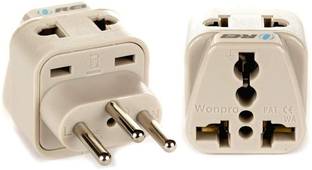 OREI India to Switzerland, Rwanda, Travel Adapter Plug Type J, 2 Pack Worldwide Adaptor