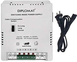 ELOVE 5 Amp (12VDC) 4 Channel Power Adapter Supply ( SMPS ) for CCTV Security Bullet & Dome Camera Worldwide Adaptor