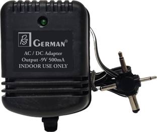 R3 GERMAN 9V 500mA 4 Pin AC/DC Adapter for Battery Operating Equipment Worldwide Adaptor