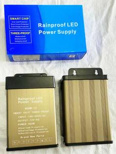 Divinext 12V DC 33.3A 400W Rainproof LED Driver AC-DC Power Supply 400 Watts Computer PSU with 4 SATA Cables