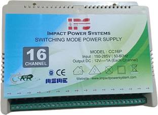 IPS CCTV Power Supply for 16 Channel SMPS Overload Short-Circuit Protection Worldwide Adaptor