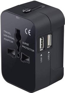 Jihaan Travel Adapter Worldwide All in One Universal Travel Adaptor Wall Plug Adapter Worldwide Adaptor