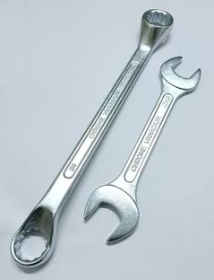4MECH 24x27 mm Ring + DOE Spanners Heavy Duty Hardened and Tempered Double Sided Speciality