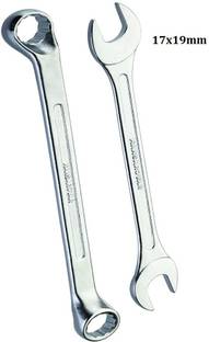 Mansarovar MSK035 Double Open End spanner +Bi hexagonal RING SPANNER 17x19mm Double Sided Box End Wrench