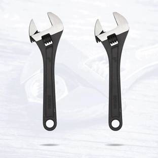 Hillgrove HGCM310M1 Multi-Function 8" inch with 0-26mm Opening Capacity (Pack of 2) Heavy-Duty Tool for Home, Plumbing & Auto Repair Single Sided Open End Wrench