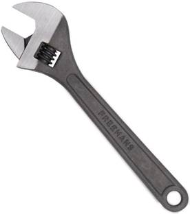 FREEMANS AW 10"/250mm Phosphate Finish Adjustable Wrench Single Sided Open End Wrench