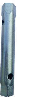 GSK Cut Tubular Box Spanner 24 X 27mm Chrome Plated for Tractor, Automobile and Trucks Tubular Box Spanner Double Sided Socket Wrench