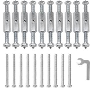 ZITRONIX Junction Box Screw 86 Type Electrical Box Repair Kit 86 Type Cassette 10 Sets 86 Wire Box Repairer Plug Outlet Universal Socket Electric Outlet Socket Double Sided Socket Wrench