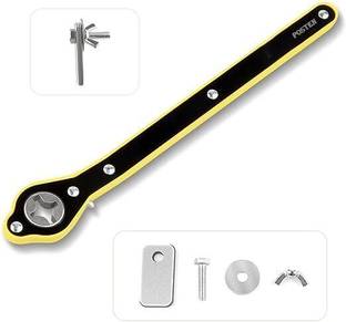 POSTEN Jack Wrench Labor Saving Hand Jack Wrench Ratchet,Scissor Jacks Single Sided Rachet Wrench