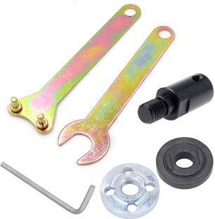 tHemiStO 5mm Shank M10 Arbor Mandrel Cutting Tool Accessoriess for Angle Grinder Drill and RS775 motor Single Sided Open End Wrench