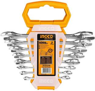 INGCO 8 pcs Double open end spanner set Double Sided Combination Wrench