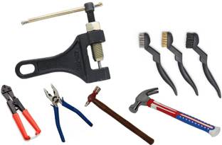 Digital Craft Combo of 6 Items Bicycle Chain Pin Remover Bike Link Breaker Splitter MTB Cycle Repair Tool Bicycle Chain Puller Link Extractor Cycling Repair Single Sided Speciality