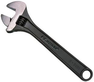 EASTMAN ET 15/375mm Phosphate Finish Adjustable Single Sided Open End Wrench