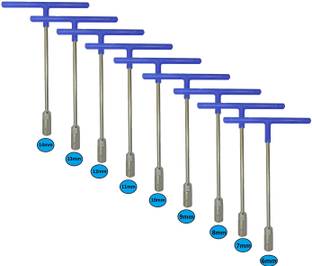 DUMDAAR T Spanner/Socket set Size- 6mm to 14mm Single Sided T Type Wrench