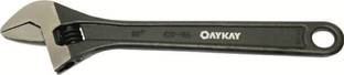 Oaykay OK-1856.10 Special Forged Steel Adjustable Wrench 10 inch Single Sided Open End Wrench