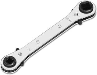AASONS 3/8” to 1/4” Ratcheting Service Wrench for Air Conditioning AASONS Double Sided Rachet Wrench