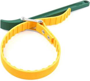 PRECISTO BELT TYPE ADJUSTABLE OIL FILTER WRENCH SIZE 60-140 GRIPE tapa-ria Strap Type Auto Car Oil Filter Wrench, Oil Filter Wrench, Belt Single Sided Pipe Wrench