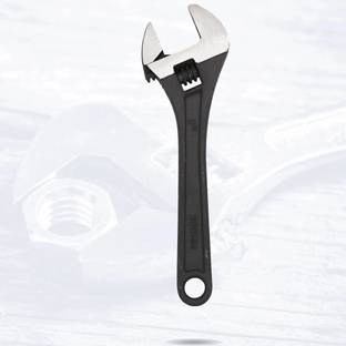 Hillgrove Universal Multi-Function Professional 8 inch with 0-26mm Jaw Opening Capacity Adjustable Wrench Spanner Hand Tool Single Sided Open End Wrench