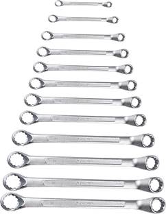 EASTMAN E-2007_KIT-07-120SD BI-Hexagonal Ring Spanner Shallow Offset, CRV Double Sided Box End Wrench