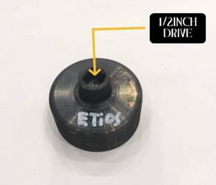 High Q ETIOS CAR ENGINE OIL FILTER WRENCH TOOL CUP WITH 1/2" SQUARE DRIVE / MOBIL OIL FILTER WRENCH TOOL FOR TOYOTA(ETIOS) CAR Single Sided Speciality