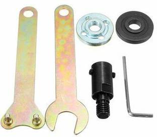 Thinkever 5mm Shank M10 Arbor Mandrel Cutting Tool Accessories AASONS Drill to Grineder adaptor converter set Single Sided Open End Wrench