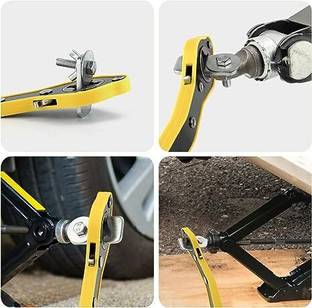 HOPZ Jack Wrench_0116 Car Tire Jack Ratchet Wrench for Motorcycle Double Sided Speed Wrench
