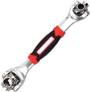 LIMRA 48-in-1 Universal Tiger Wrench Spanner Handy Wrench Spline Bolts Torx 360 Degree 6-Point Tiger Wrench Car Hand Tools 9-3/4"L x 1-1/4"W x 1-1/4"H mm 48-in-1 Universal Wrench Spanner Handy Wrench Spline Bolts Torx 360 Degree 6-Point Tiger Wrench Car Hand Tools 9-3/4"L x 1-1/4"W x 1-1/4"H mm Double Sided Combination Wrench Double Sided Combination Double Sided Rachet Wrench