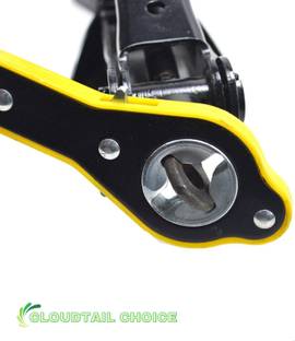 CLOUDTAIL CHOICE Car Scissor Jack labor-Saving Wrench Universal Labor Saving Hand Jack Wrench Ratchet, Forged Thickened Steel Single Sided Rachet Wrench
